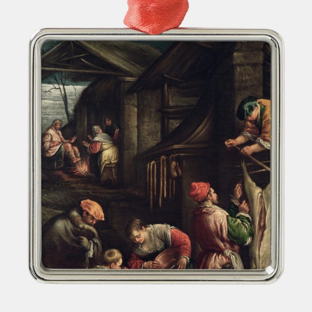 Winter  c.1580 metal ornament (Front)
