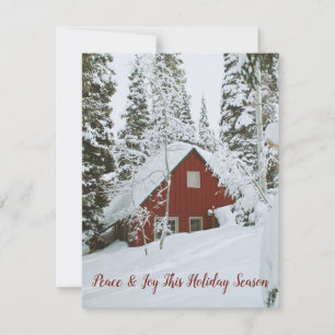 Winter Cabin In The Wilderness Holiday