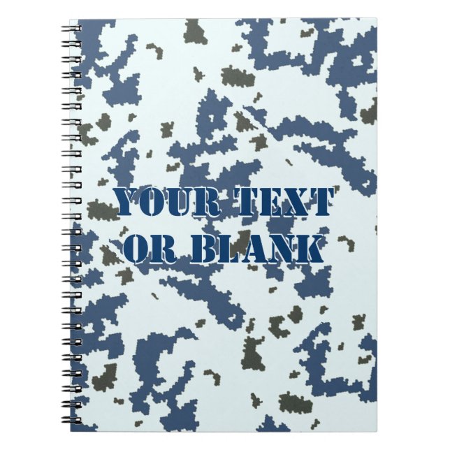 Winter Camouflage Notebook (Front)