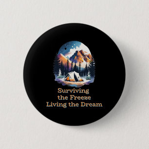 Winter Camping Hob 2 Inch Round Button