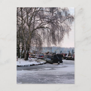 WINTER CANAL POSTCARD