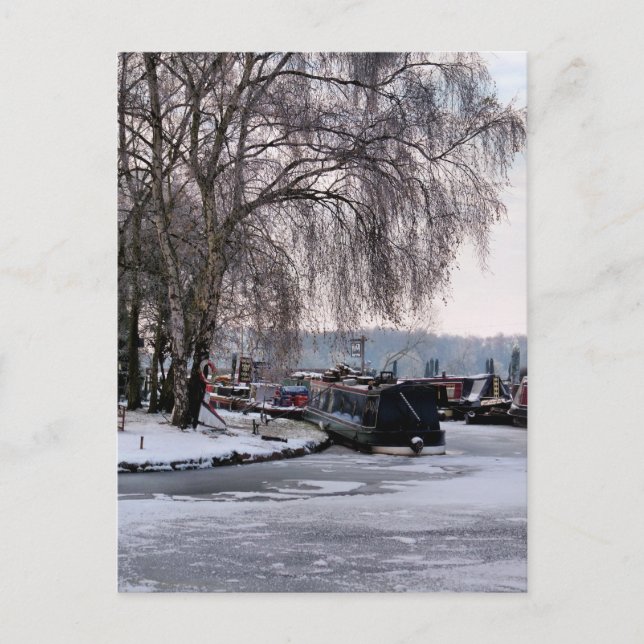 WINTER CANAL POSTCARD (Front)