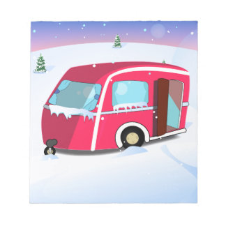 Winter Caravan Notepad
