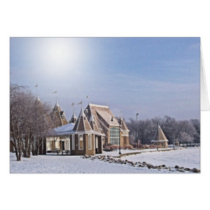 WINTER CARD: Lake Harriet "Bandshell & Pavilion"_