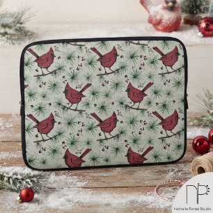 Winter Cardinal Laptop Sleeve