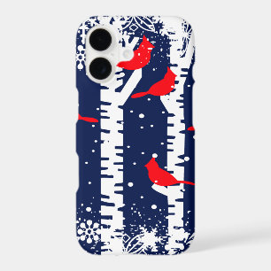 Winter Cardinal Scene