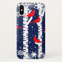 Winter Cardinal Scene