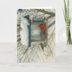 Winter Cardinal Watercolor_2 Card