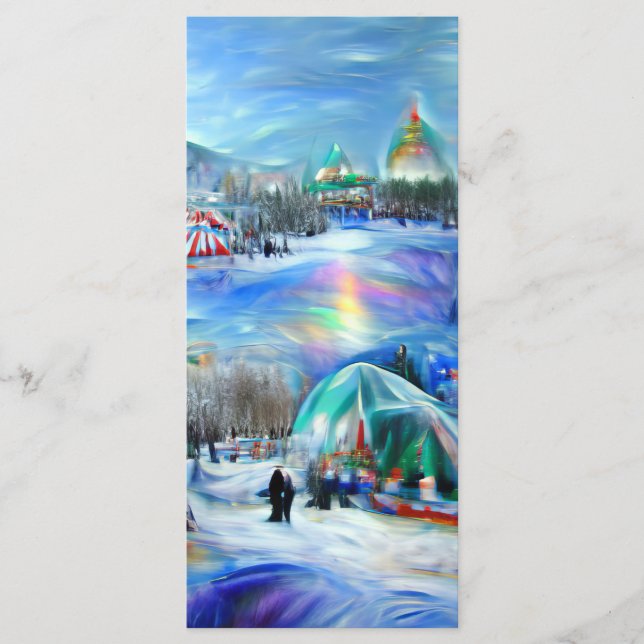 Winter Carnival Bookmark  Menu (Front)
