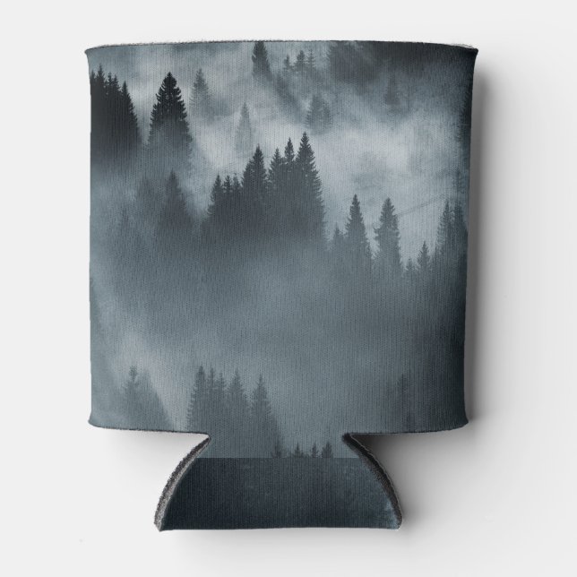 Winter Carpathian: Sunrise Mountain Landscape Can Cooler (Front)