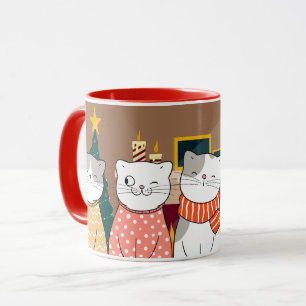 Winter Cats Mug