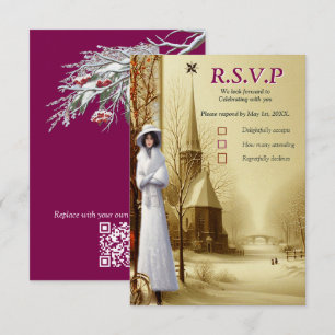 Winter Celebrations in Amsterdam RSVP Card