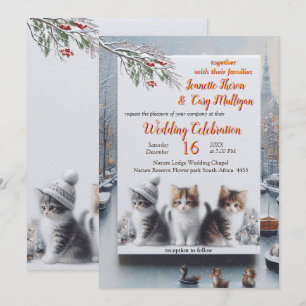 Winter Celebrations in the Snow, or in the Sun. Invitation