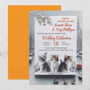 Winter Celebrations in the Snow, or in the Sun.  Invitation