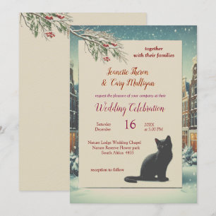 Winter Celebrations in the Snow, or in the Sun.  Invitation