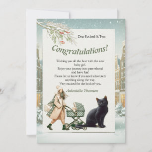 Winter Celebrations in the Snow, with Kittens