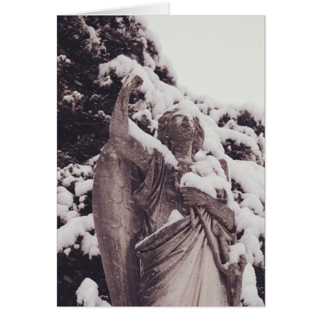 Winter Cemetery Angel (Front)