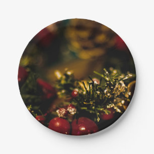 Winter Centerpiece Paper Plates by RoseWrites
