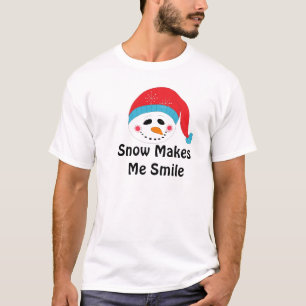 Winter Cheer Snowman Smiles  T-Shirt