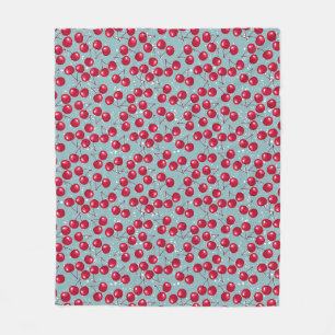 Winter cherry. fleece blanket