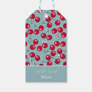 Winter cherry. gift tags