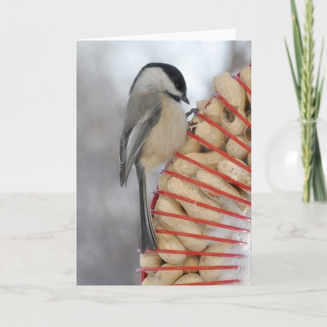 Winter Chickadee Card (Front)