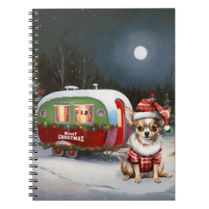 Winter Chihuahua Caravan Christmas Adventure Notebook