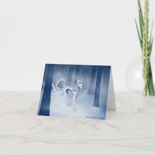 "Winter Chill" by Kaiya Wells - blank card