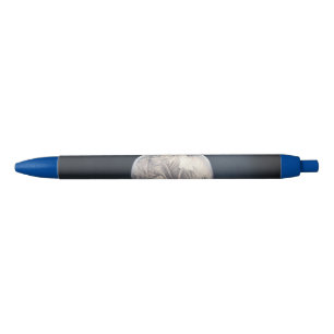 winter christmas 87 black ink pen