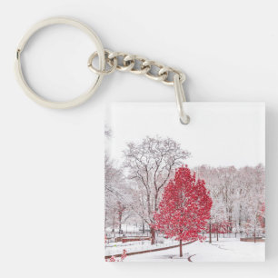winter christmas 89 keychain