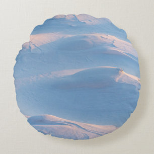 winter christmas 98 round pillow