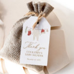 Winter Christmas Baby Clothes Baby Shower Gift Tags<br><div class="desc">Say thank you to friends and family for attending your baby shower with these festive watercolor baby clothes favour tags.</div>
