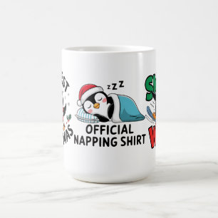 Winter Christmas Penguin Adventure in Snowy Wonder Coffee Mug