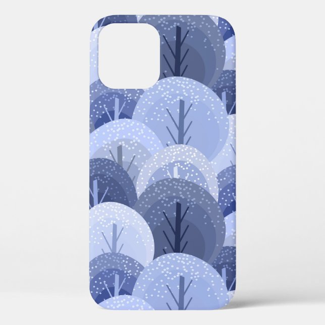 Winter Christmas seamless pattern. The pattern wit Case-Mate iPhone Case (Back)