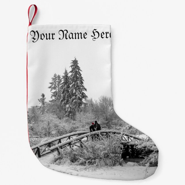 Winter Christmas Stockings Personalized Stockings (Front)