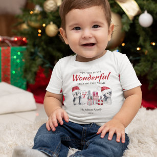 Winter Christmas Themed Baby T-Shirt