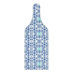 WINTER Christmas wine glass paddle cutting board 