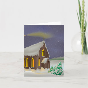 Winter Church Card