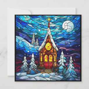 Winter Church Greeting Card
