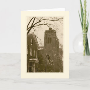 'Winter Church (NYC)' Holiday Card - Christmas