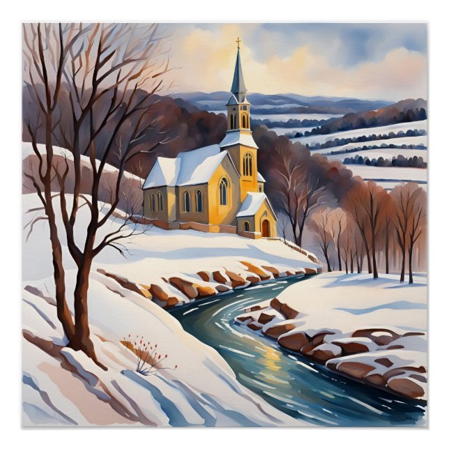 Winter Church Poster (Front)