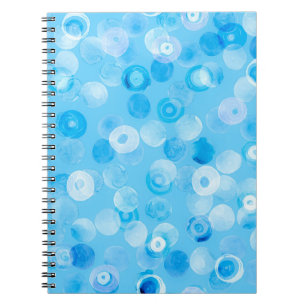 Winter Circles: Abstract Polka Dots. Notebook
