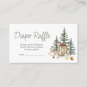 Winter Clothes It's Cold Outside Diaper Raffle Enclosure Card