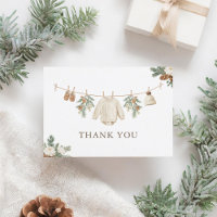 Winter Clothesline Baby Shower