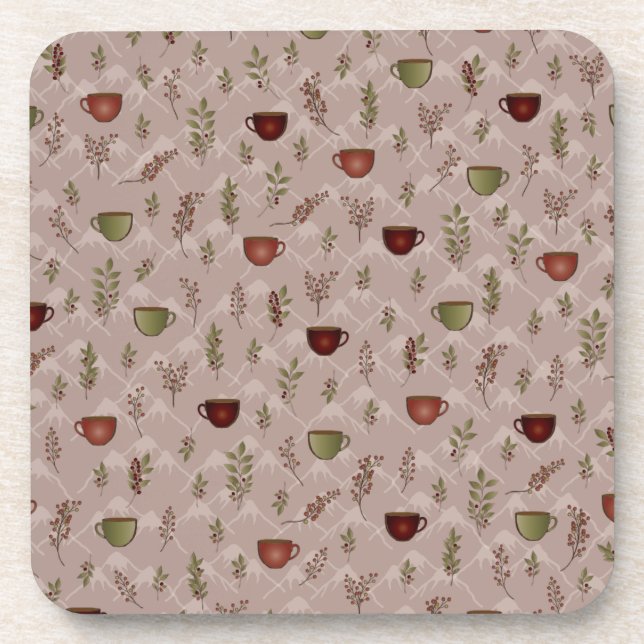 Winter Coffee Journey Coaster (Front)