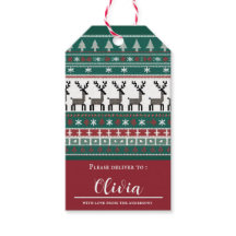Winter Colours Gift Tag