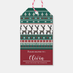 Winter Colours Gift Tag