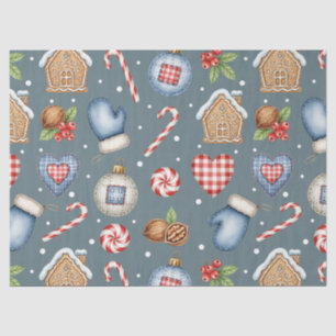 Winter Cottage - Mittens, Gingerbread & Sweets Tissue Paper