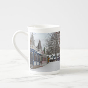 Winter Cottages - Martha's Vineyard Bone China Mug