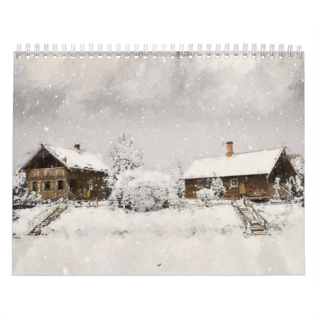 Winter Country Landscape Calendar (Cover)